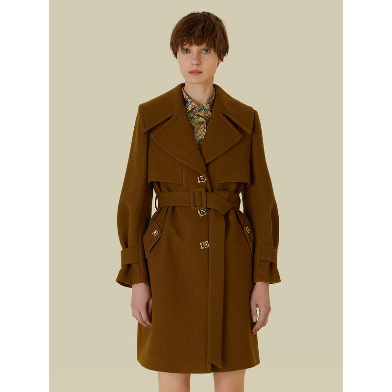 【小花】D63中长大衣5E4D14216