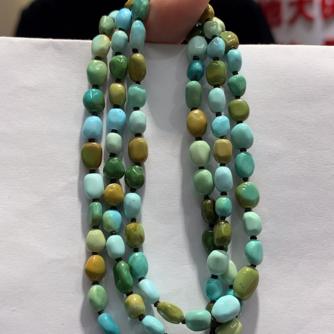绿松石长链未镶嵌