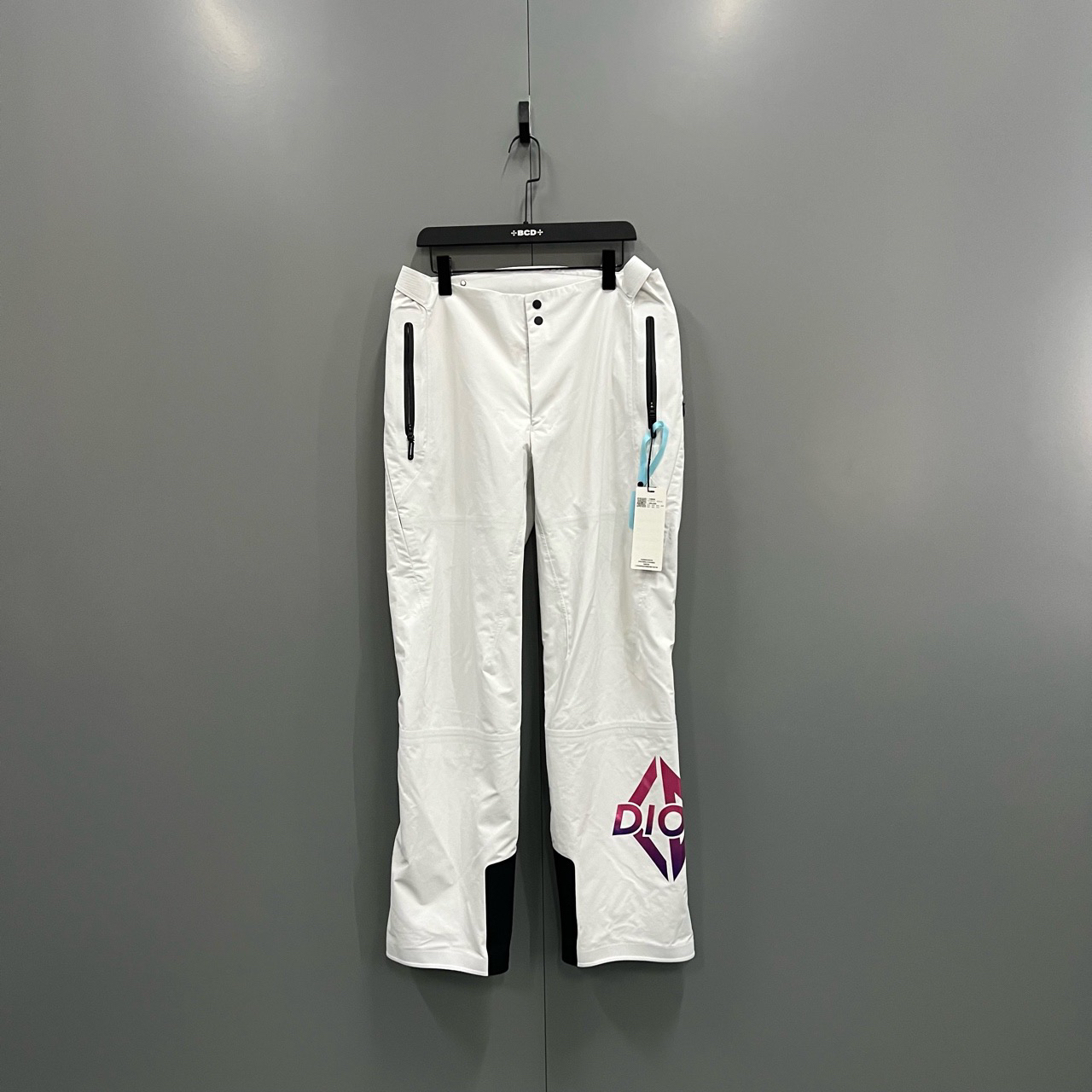 95新 DIOR/迪奥 (ll) 拼色logo字母印花滑雪裤 48码/204310 