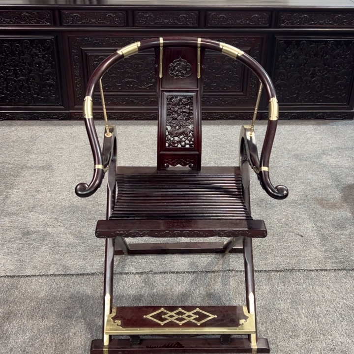 小叶紫檀头把交椅