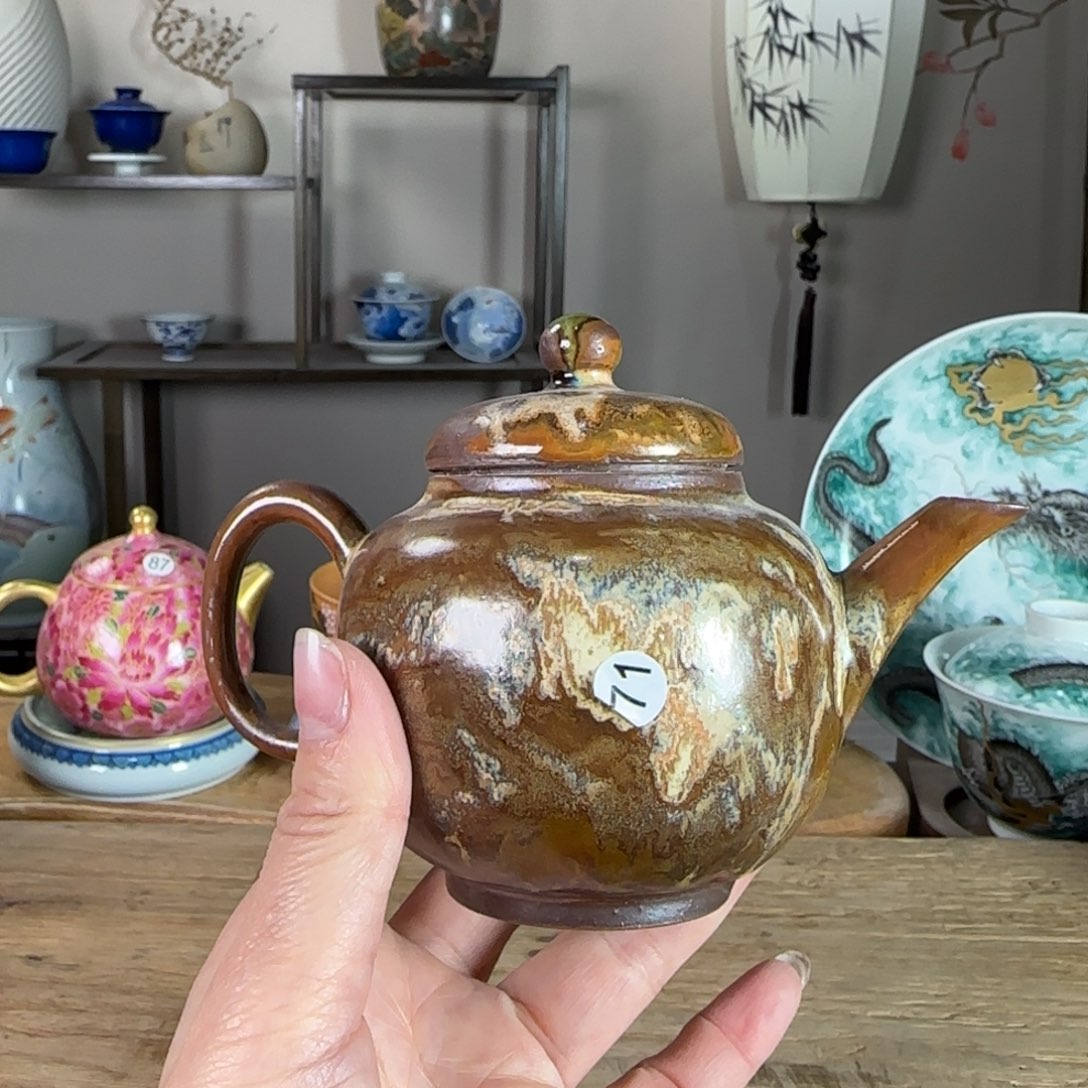 杯景德镇陶瓷柴烧多人