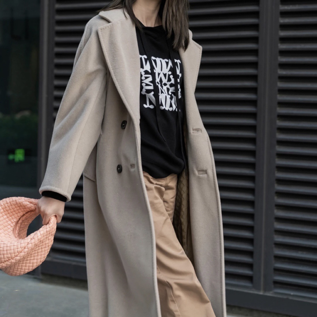 未使用 MaxMara 101801毛呢大衣40码03381
