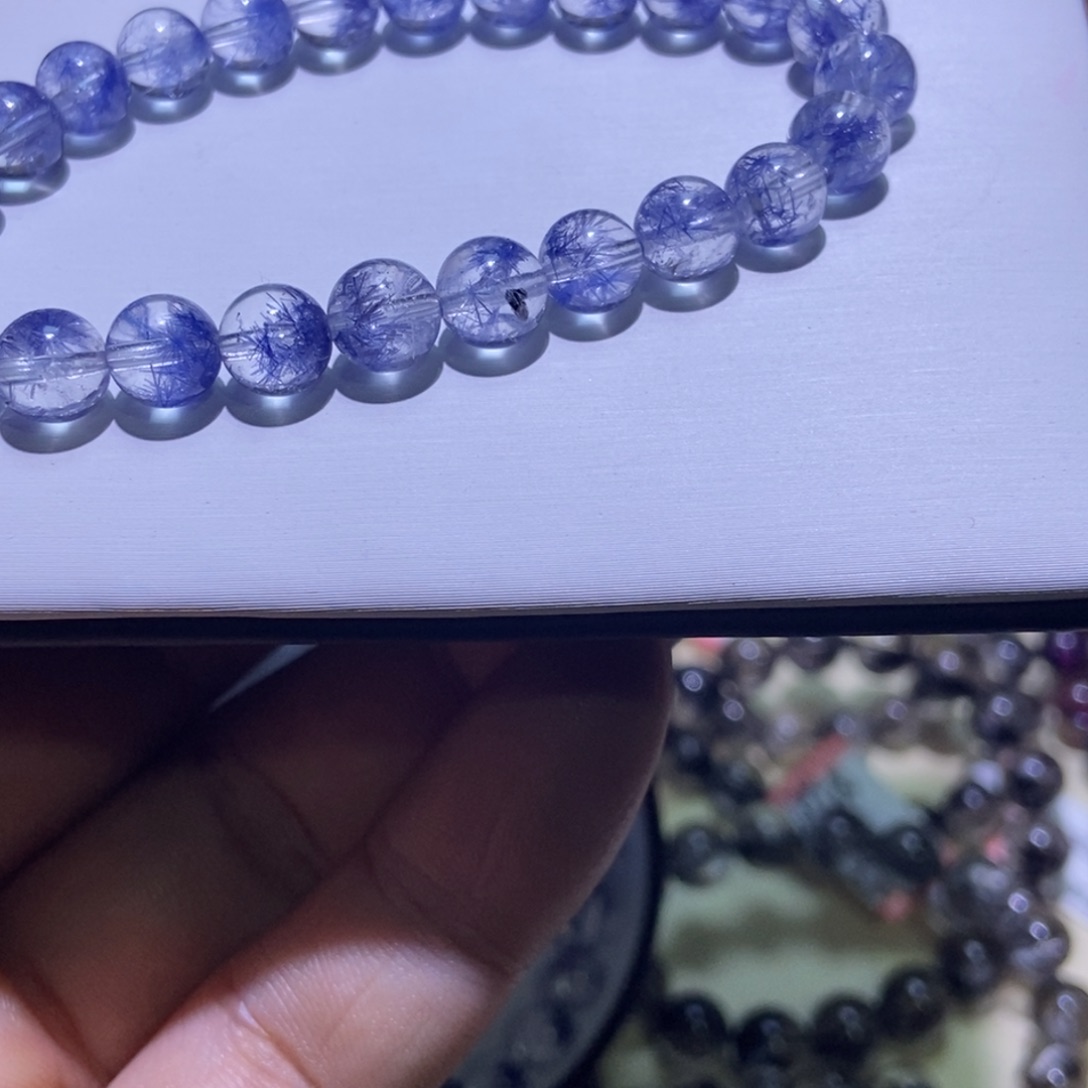 水晶手串未镶嵌✨***✨蓝线