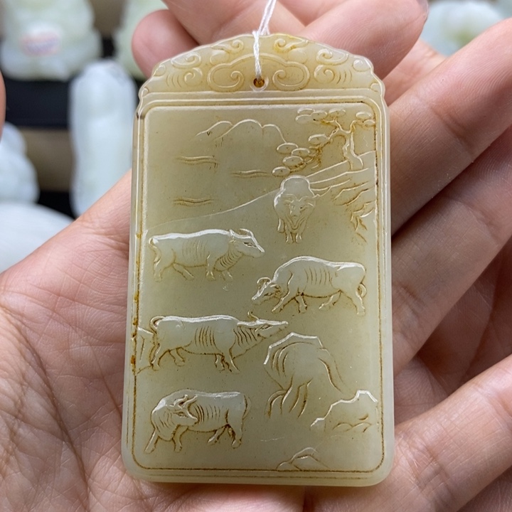 和田玉挂件未镶嵌