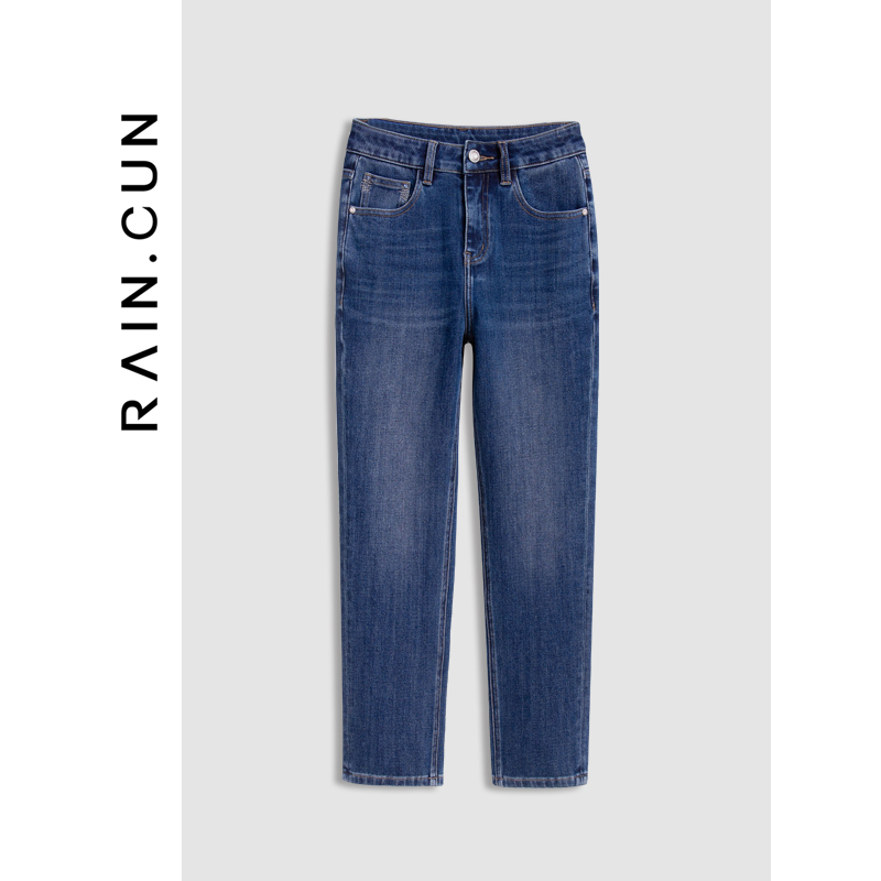 【涛姐推荐】11565L春夏季烟管直筒牛仔裤时尚水洗RAIN.CUN