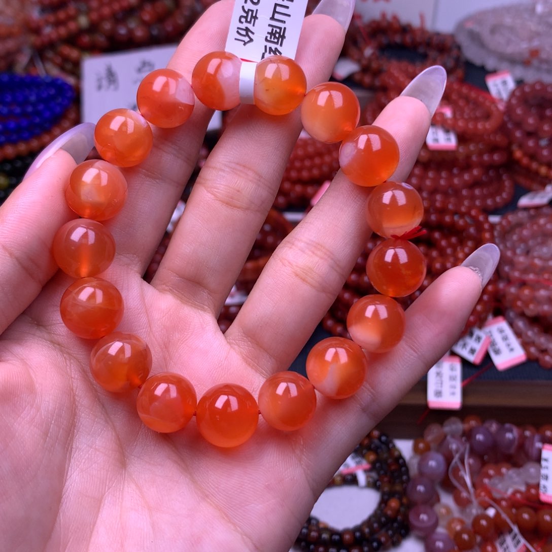 未镶嵌手链南红玛瑙88号卡12