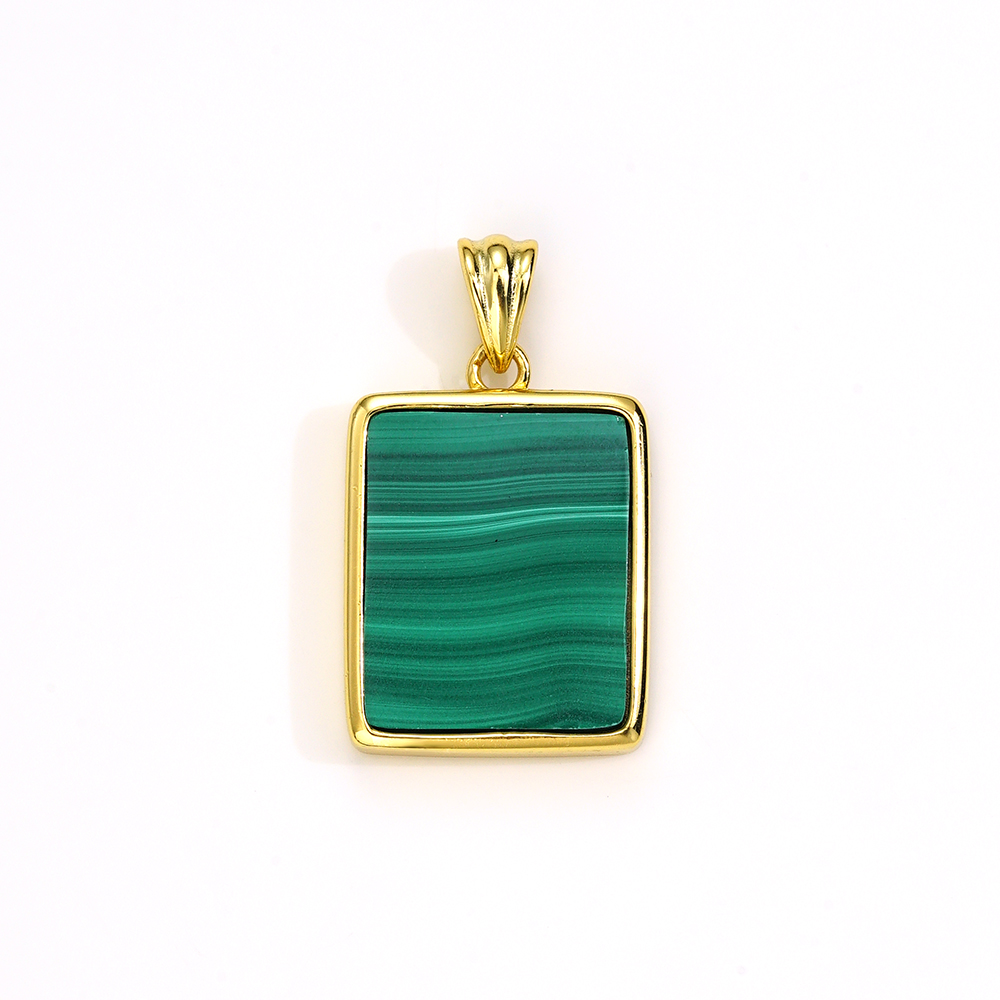 银925孔雀石吊坠（多样性发货）11168（Joyce娇姐）