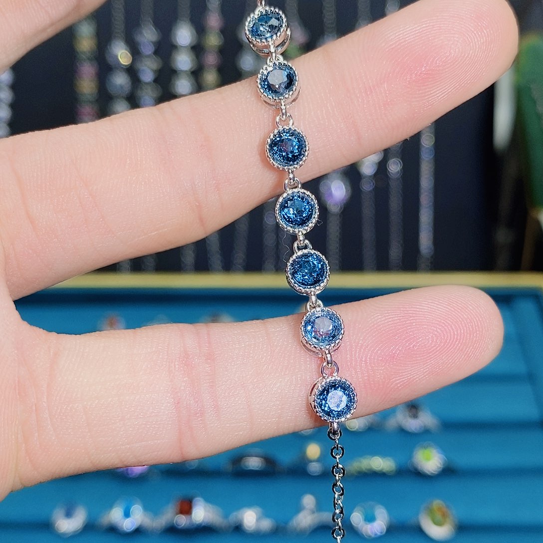 紫晶珠宝半成品银S925镶嵌