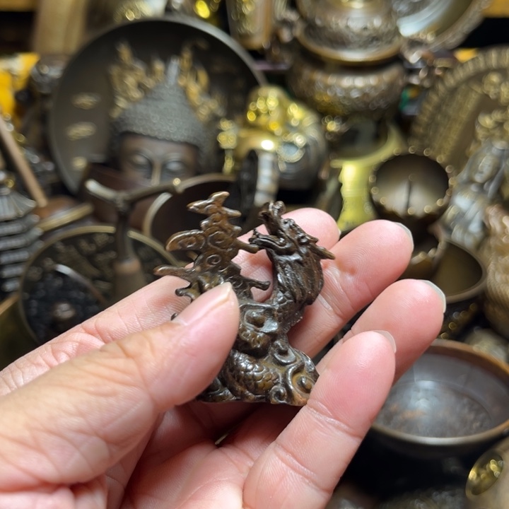 铜器摆件收收藏藏