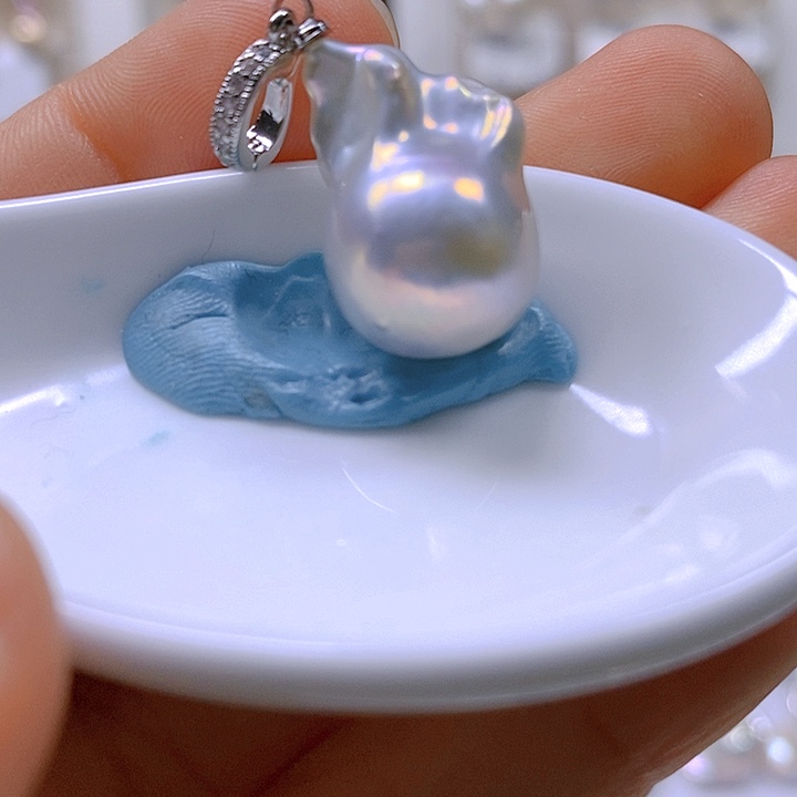 淡水珍珠颈饰合金