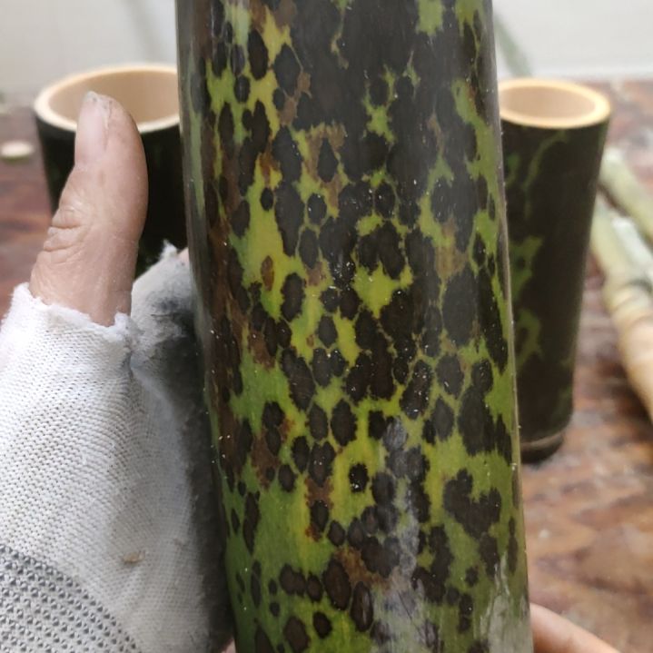 有***歌实心玉竹手把件金条料