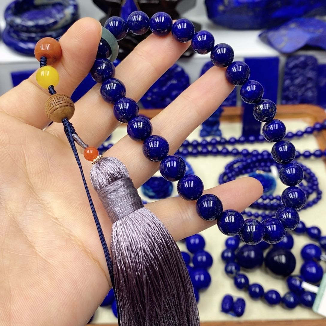 青金石手链未镶嵌