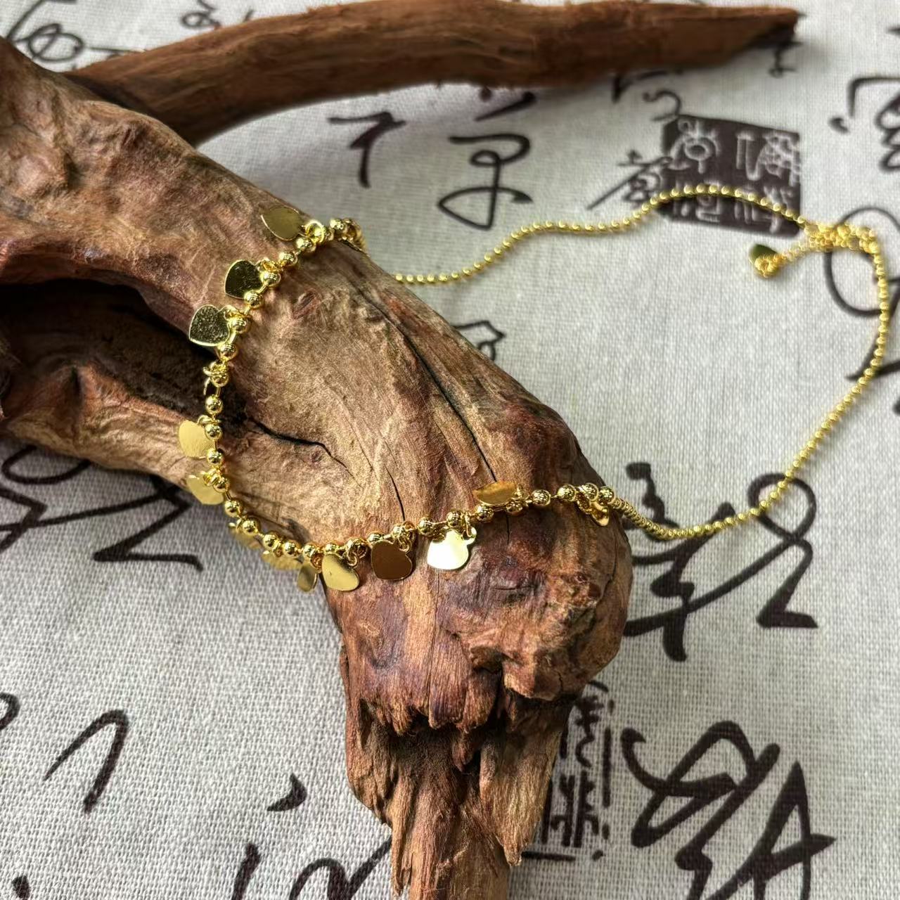 B-3065  时尚精工圆珠片片项链 真金工艺+专柜礼盒