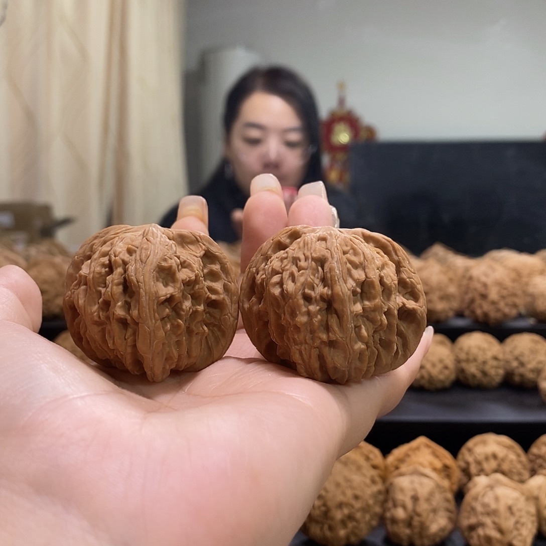 把件文玩核桃43歪磨盘