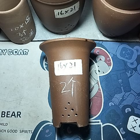 小号兰花紫泥两个