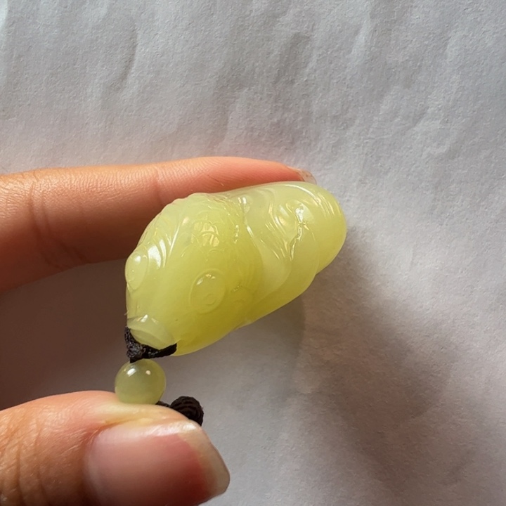 和田玉（黄玉）未镶嵌颈饰