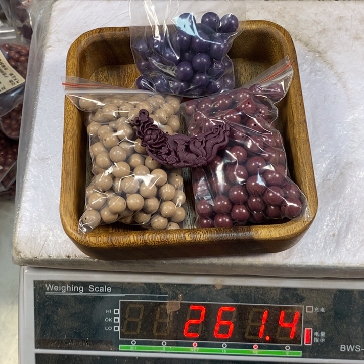 泥塑合香瑕疵珠拼凤九牌34