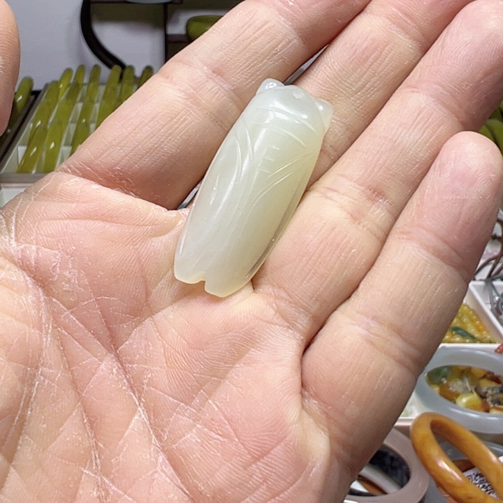 未镶嵌蛇纹石玉手链