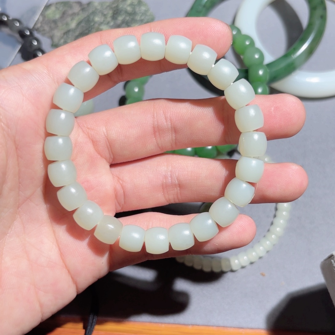 和田玉手链未镶嵌