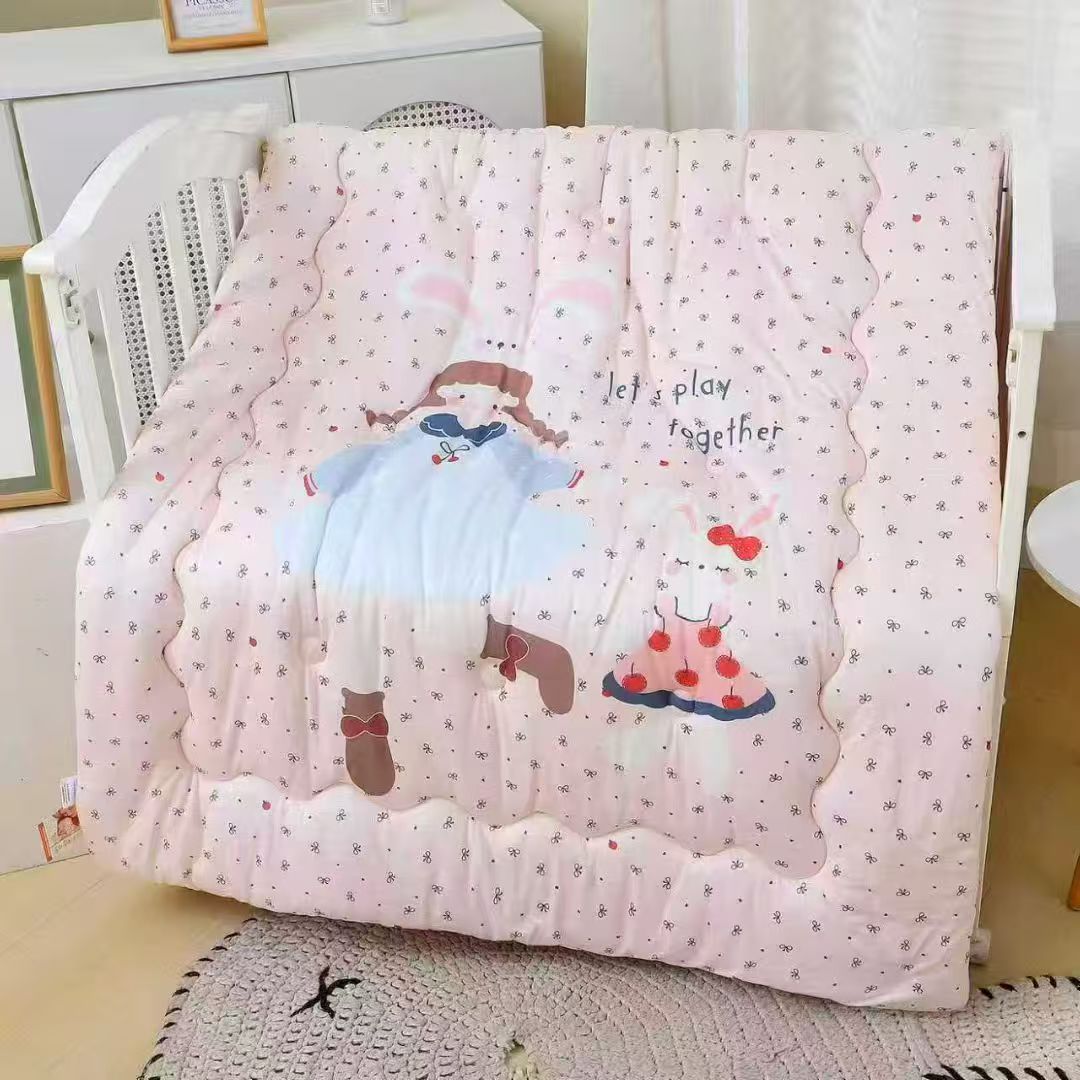 【小女孩】120*150加厚儿童被柔软亲肤可机洗