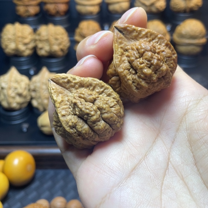 文玩核桃吊坠文玩核桃金蝉塔三棱