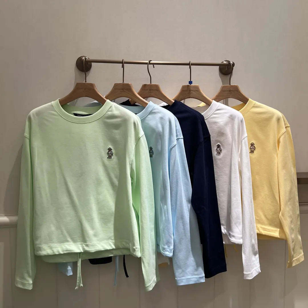 Teenie Weenie小熊全棉糖果色长袖T恤26年新款TTLA2612C1E