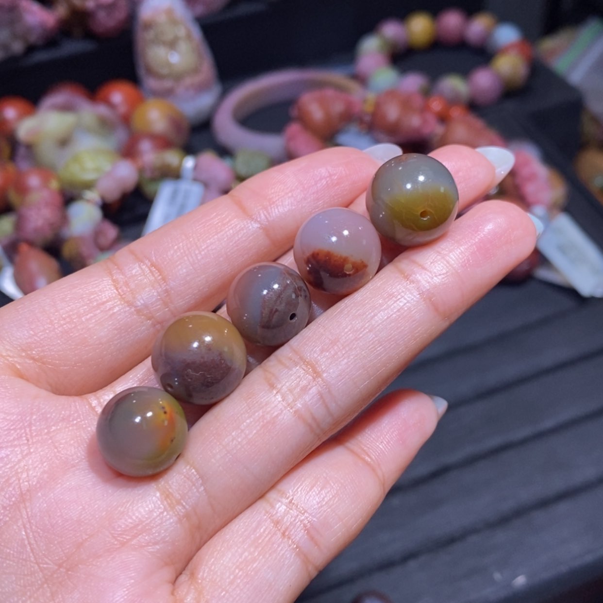 【闪购商品】未镶嵌手链玛瑙/玉髓胡****子盐源玛瑙
