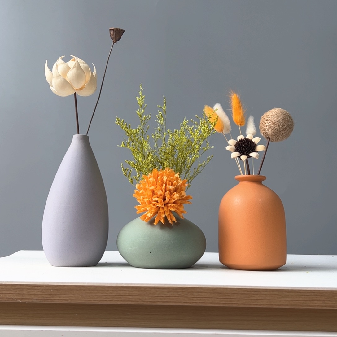 瓶花瓶带花高度20-30厘米左右