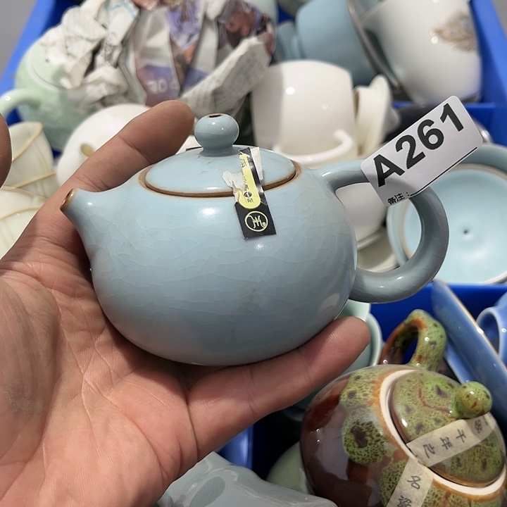 茶具默认微瑕瓷器、茶具、壶、摆件，介意勿拍 
