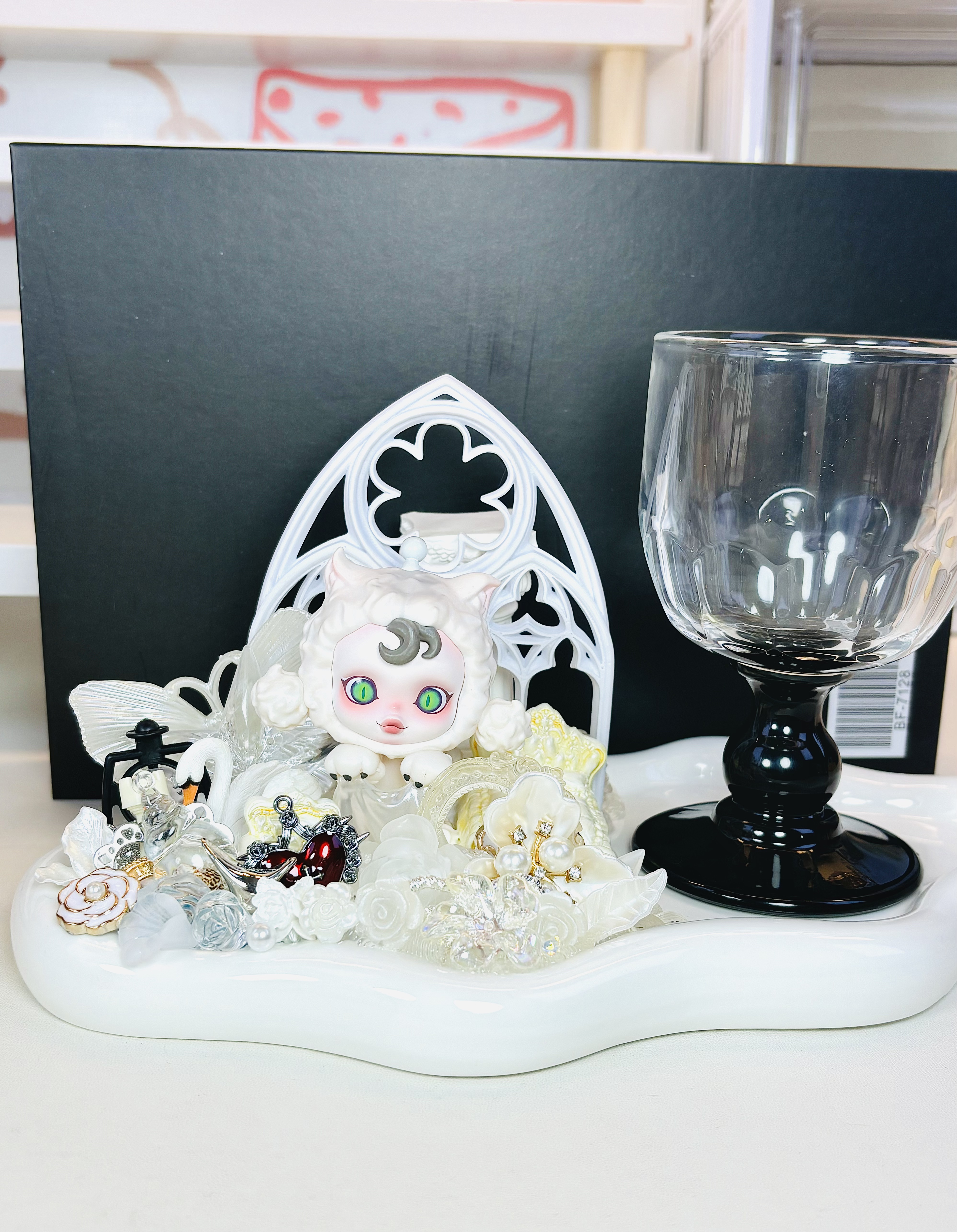 【现拍现拆】奶油胶重工贵娃款托盘杯设计师潮流DIY