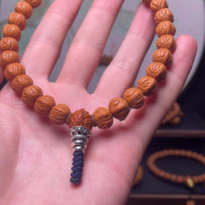 桃核手串11小馒头手持