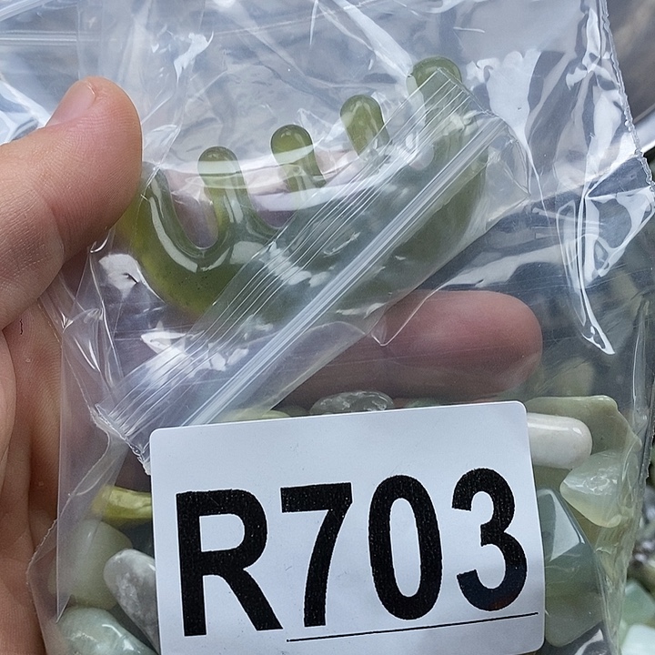 蛇纹石玉未镶嵌鱼缸石