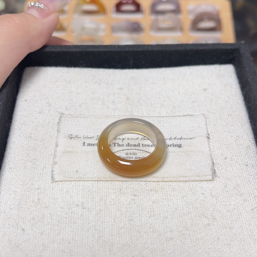 玛瑙/玉髓合金戒圈