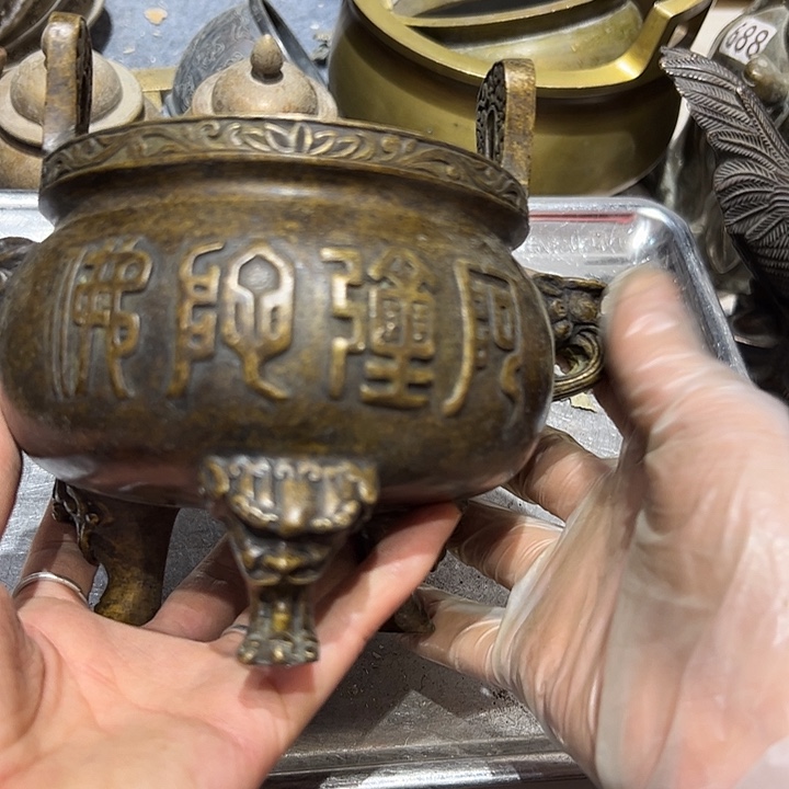 微瑕疵黄铜摆件工艺品