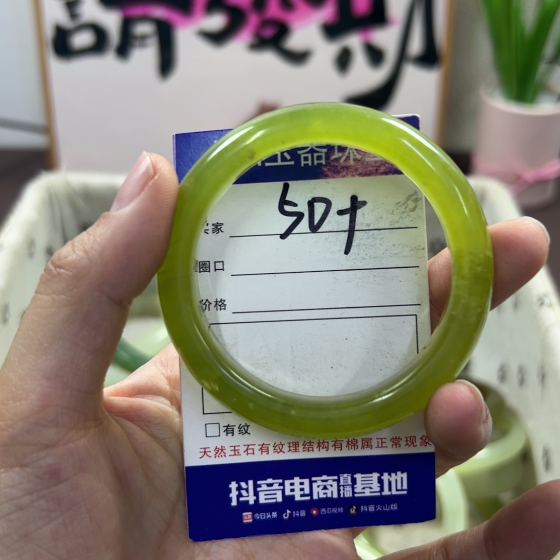 蛇纹石玉手镯未镶嵌357