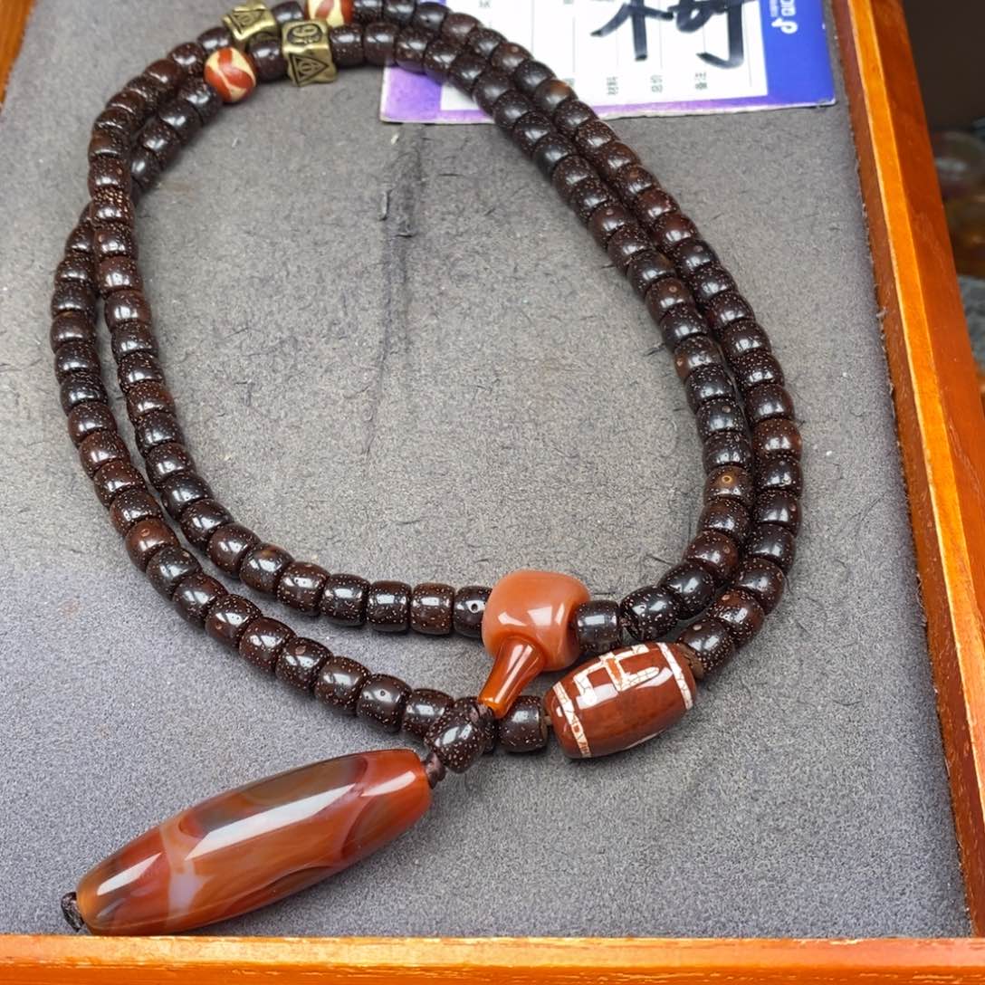 星月菩提吊坠原****鹅星月