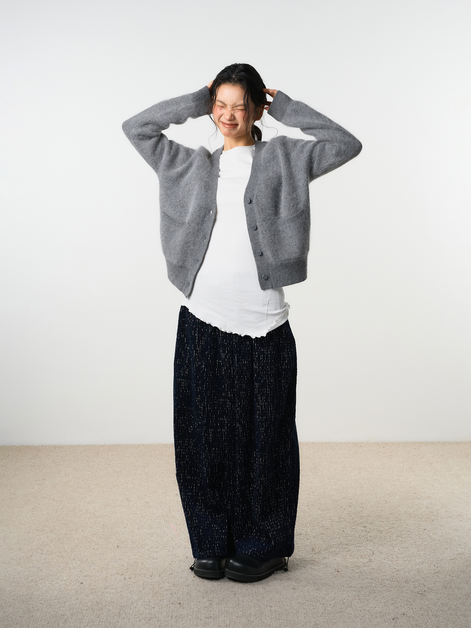 AEEANCEE色织灯芯绒卫裤DZ2297