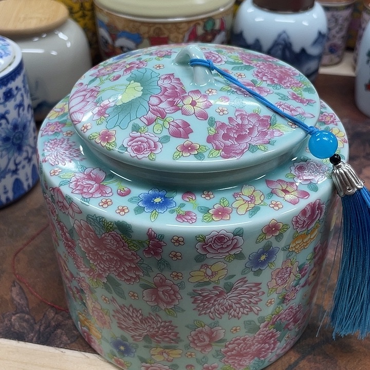 陶瓷罐密封罐茶叶罐储物罐