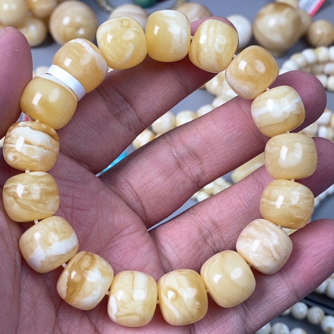 琥珀珠宝奇石未镶嵌15.2mm