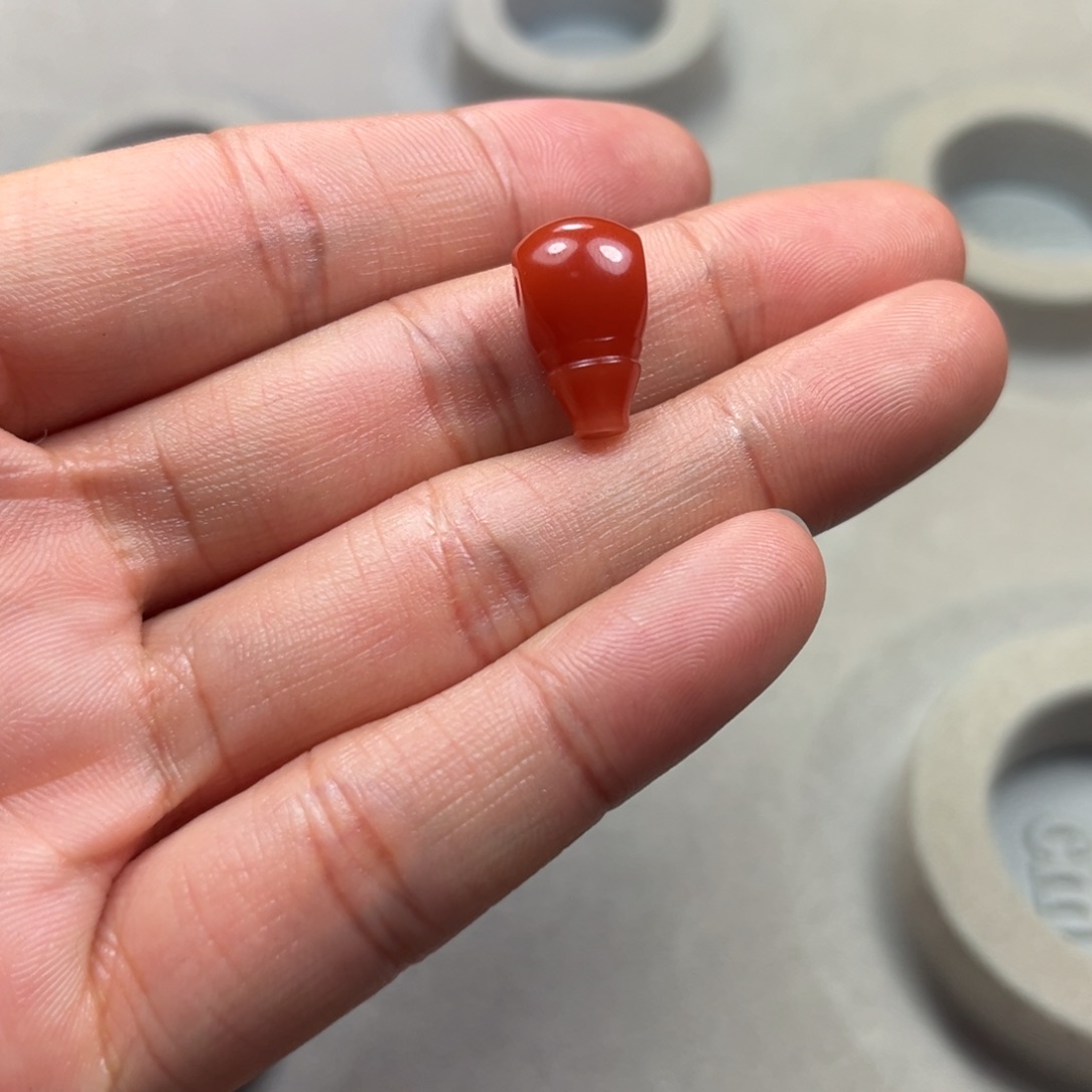 南红玛瑙三通未镶嵌冰****e