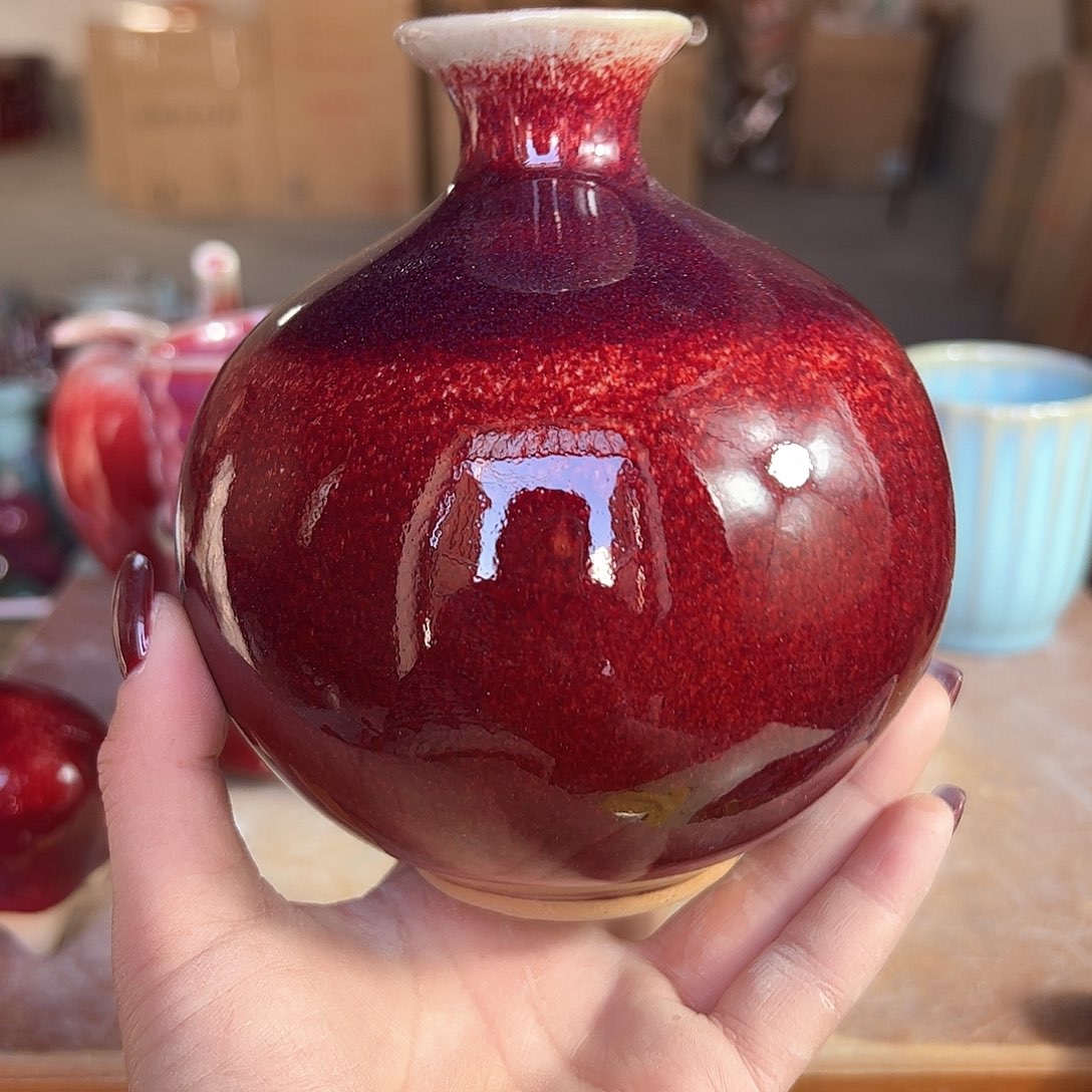 摆件郑家钧窑摆件微