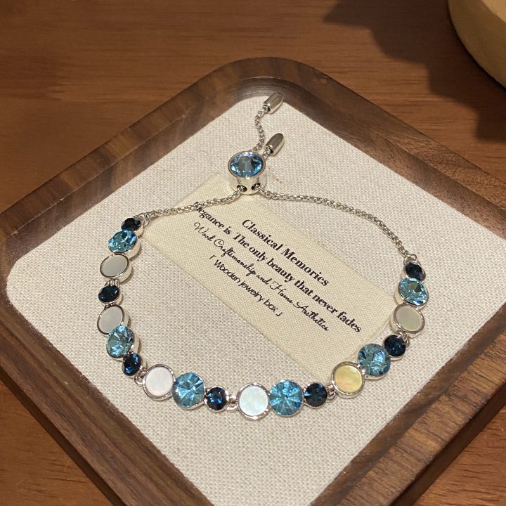 铜合金锆石手链 百搭气质手链A1835