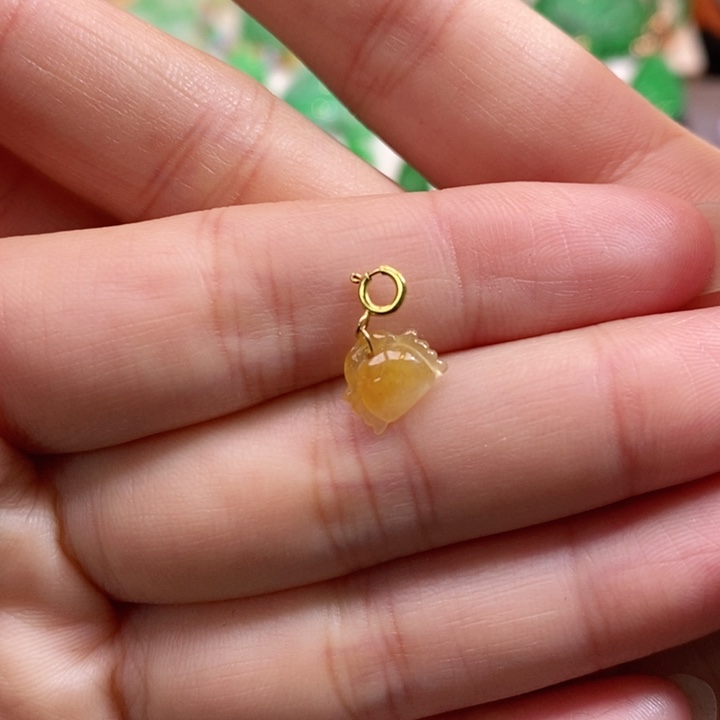 颈饰未镶嵌翡翠吊坠