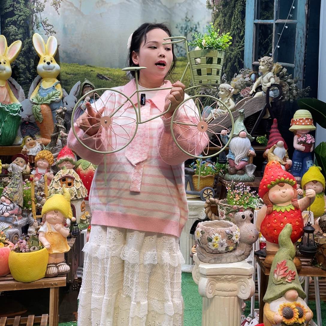 摆件花园摆件红红火火