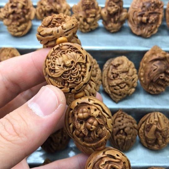 桃核手串桃核材质