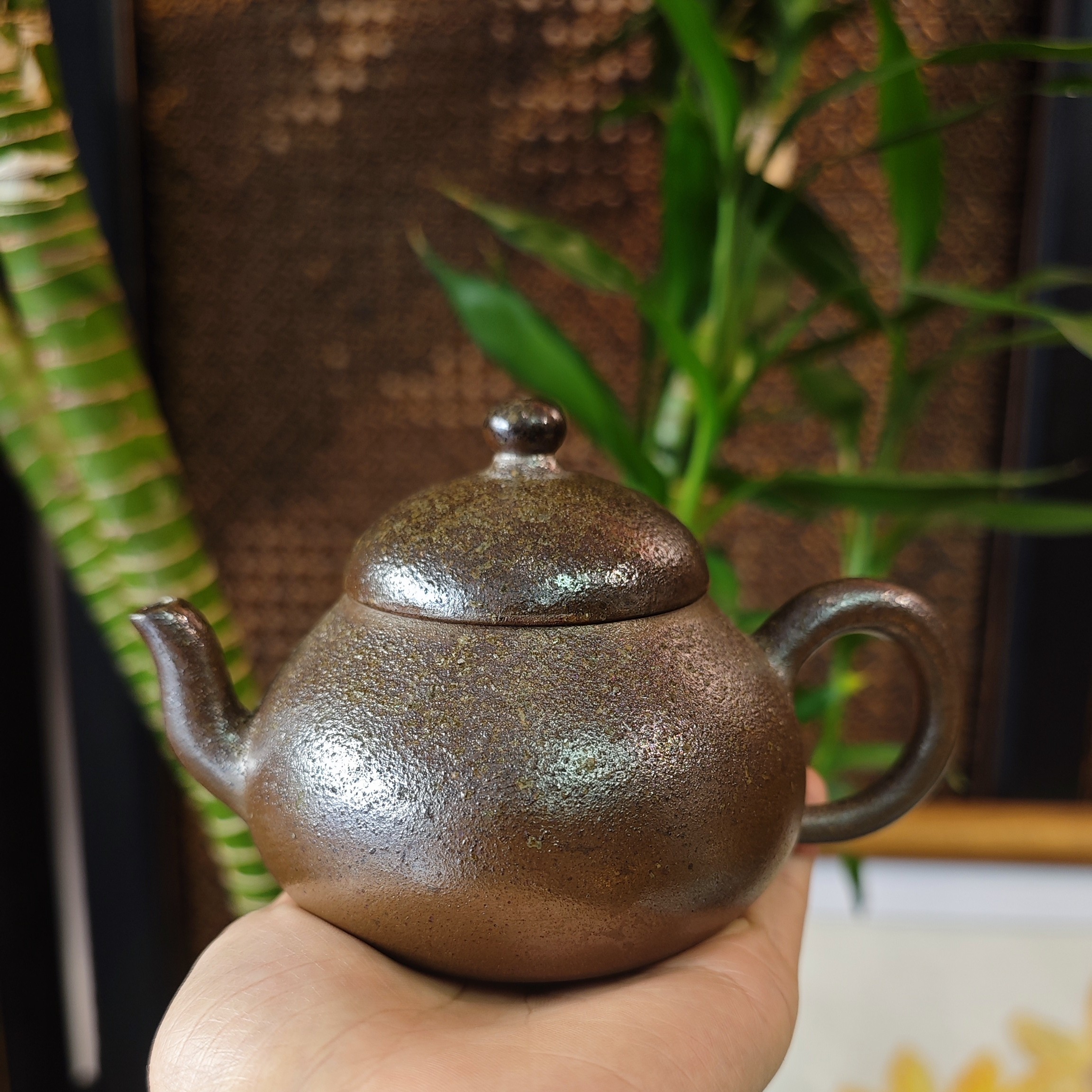 一物一拍  坭兴陶柴烧壶纯手工精美