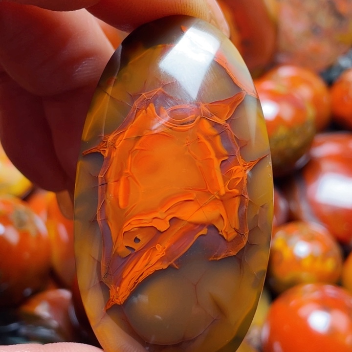 玛瑙/玉髓战国红玛瑙挂件未镶嵌