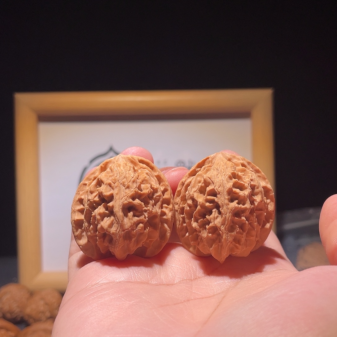 把件文玩核桃35全品苹果园