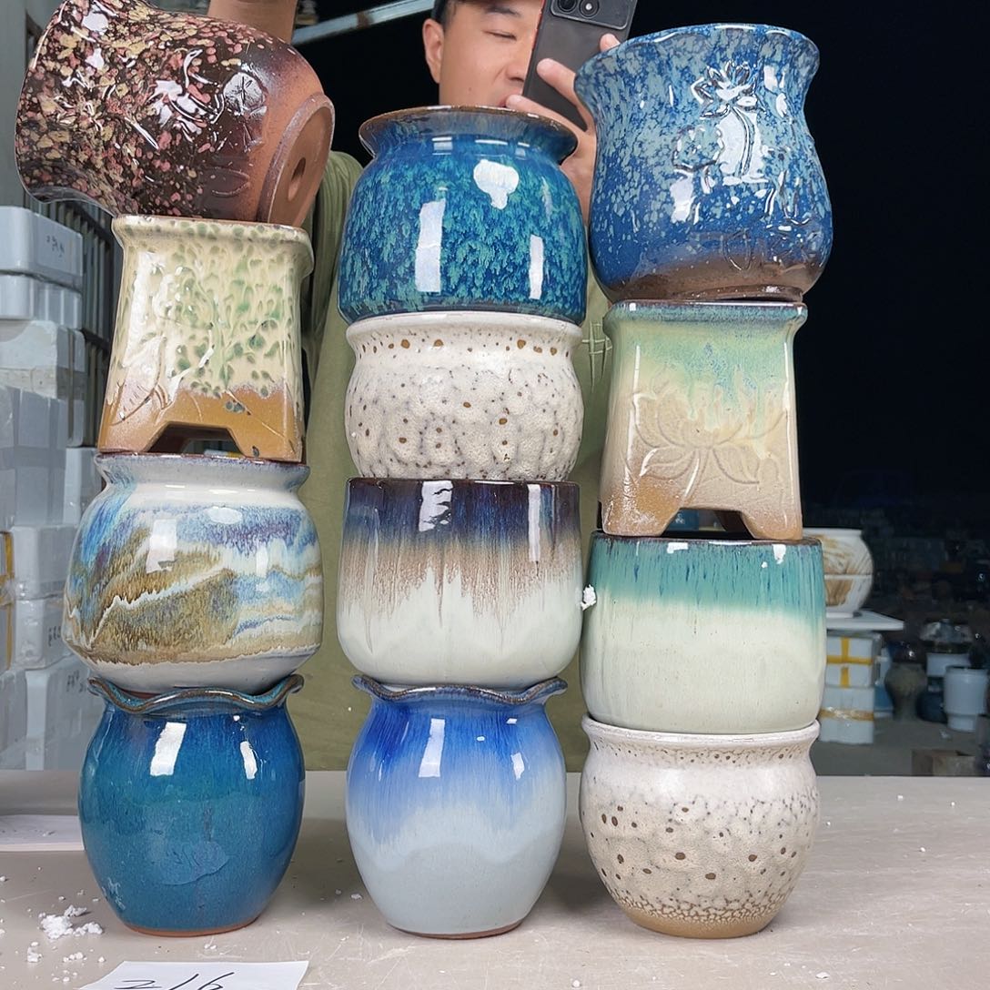 紫砂花盆王嫂花盆直播0420-216框