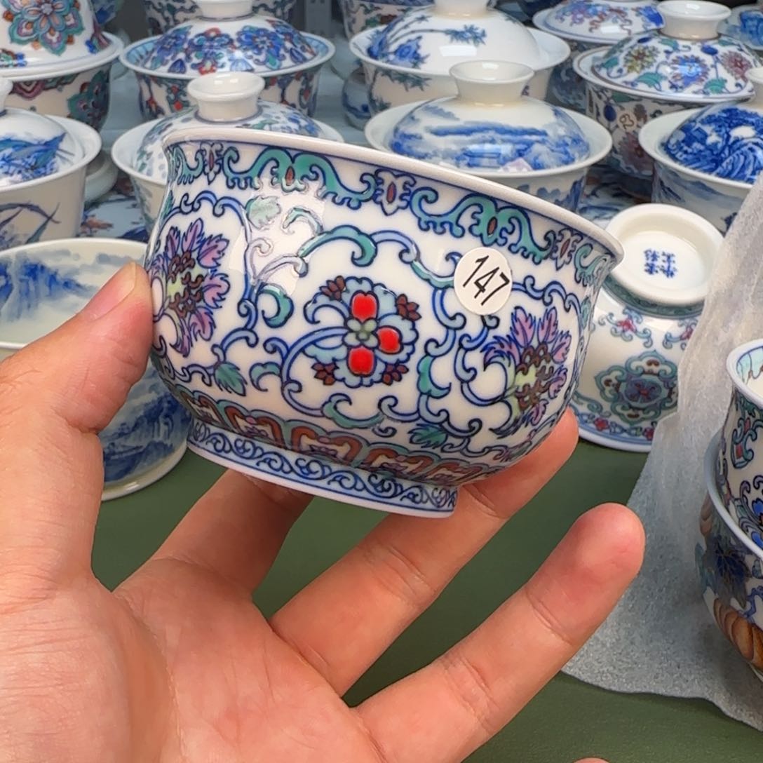 彦祖纯手工手绘茶具147
